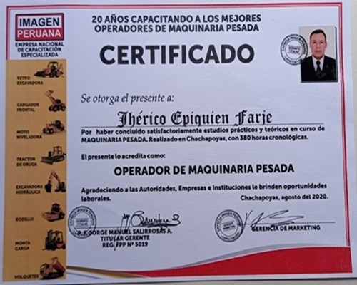 certificacion curso